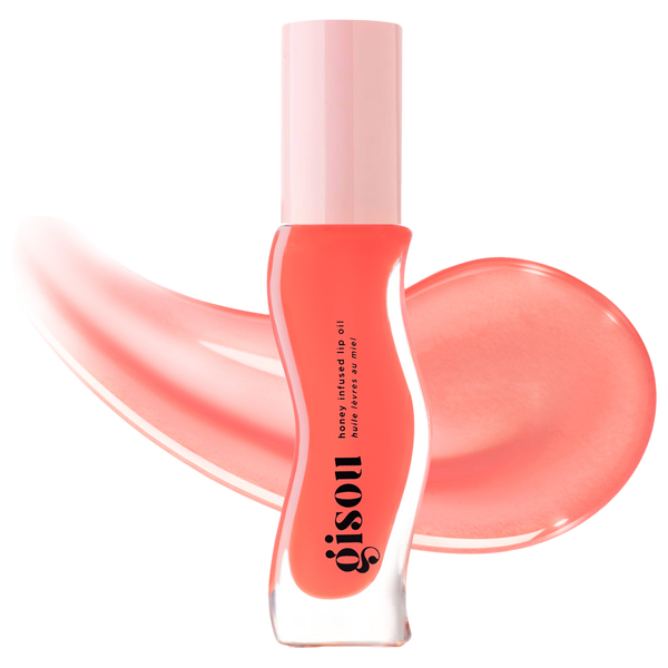Масло для губ Gisou Honey Infused Lip Oil Bee-llini Peach gs4 фото