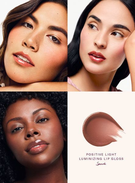 Блиск для губ Rare Beauty Positive Light Luminizing Lip Gloss Spark rb6 фото